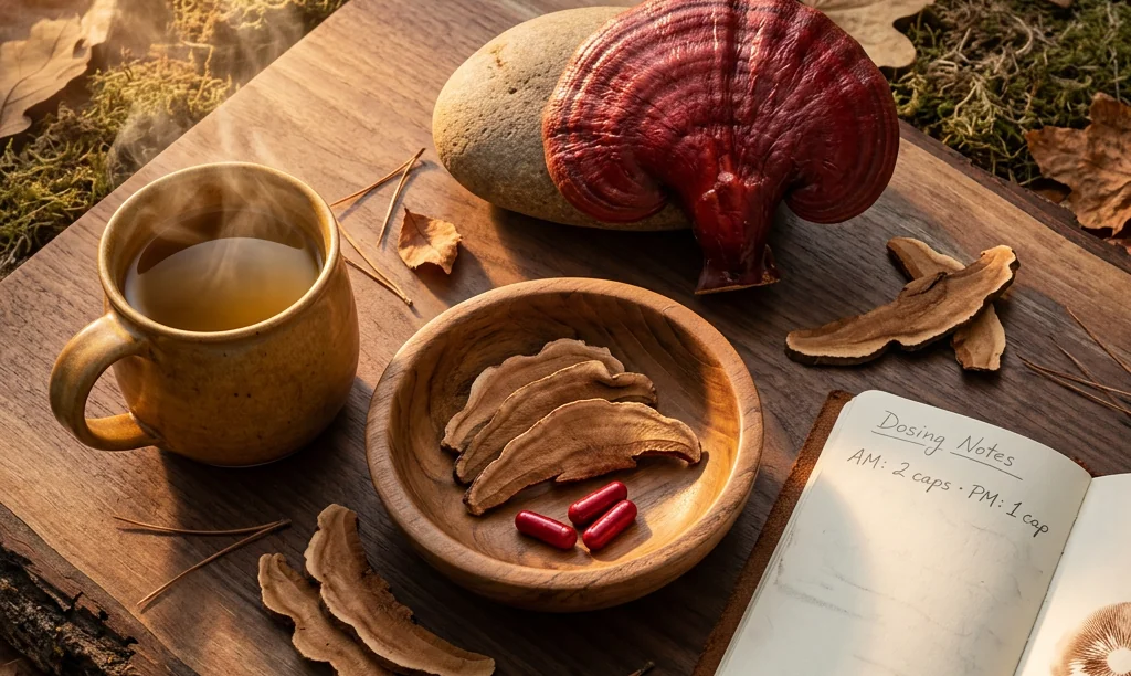 Dosis de Ganoderma Lucidum: Lo Que Necesitas Saber Antes de Empezar